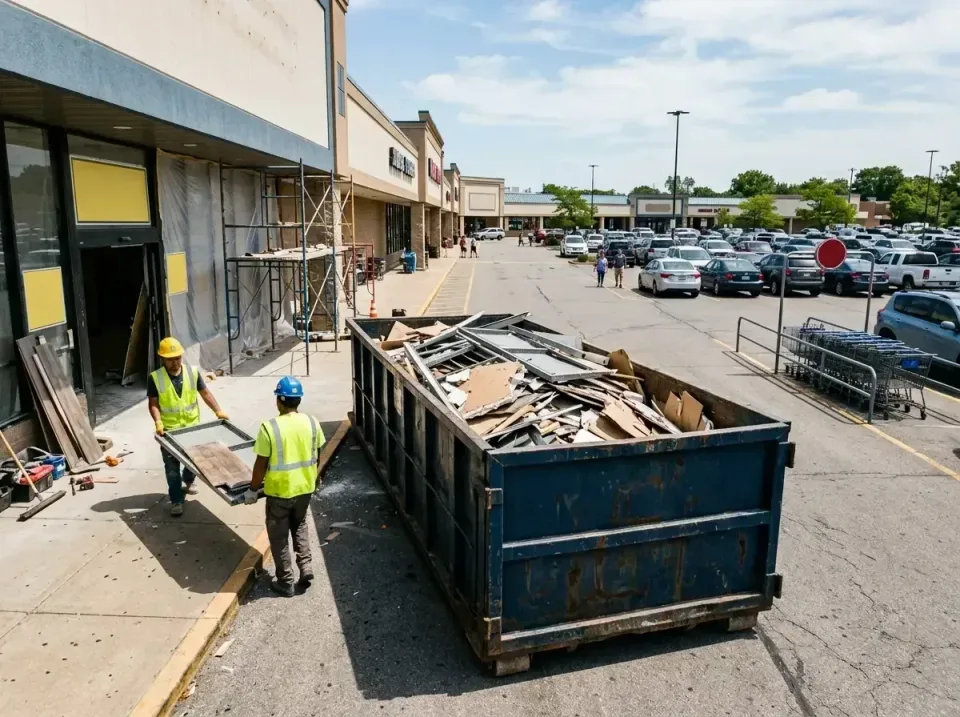 retail-store-renovation-debris-003 — frequently asked questions, Roll-off Dumpster Rentals in Hope, AR